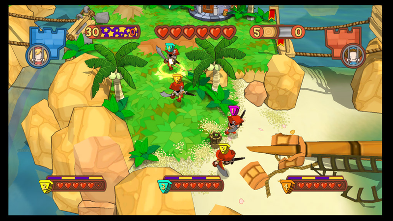 Illustration for article titled Pirates Versus Ninjas In Fat Princess